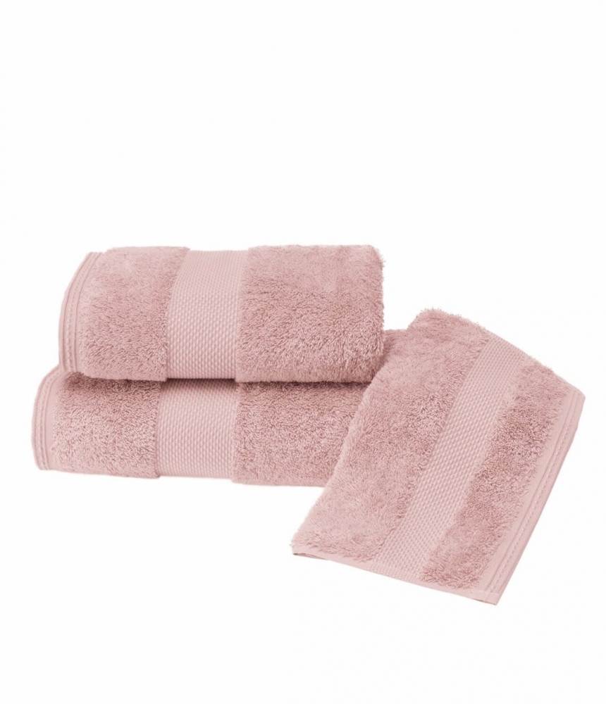 Комплект полотенец DELUXE (тёмно-розовый)