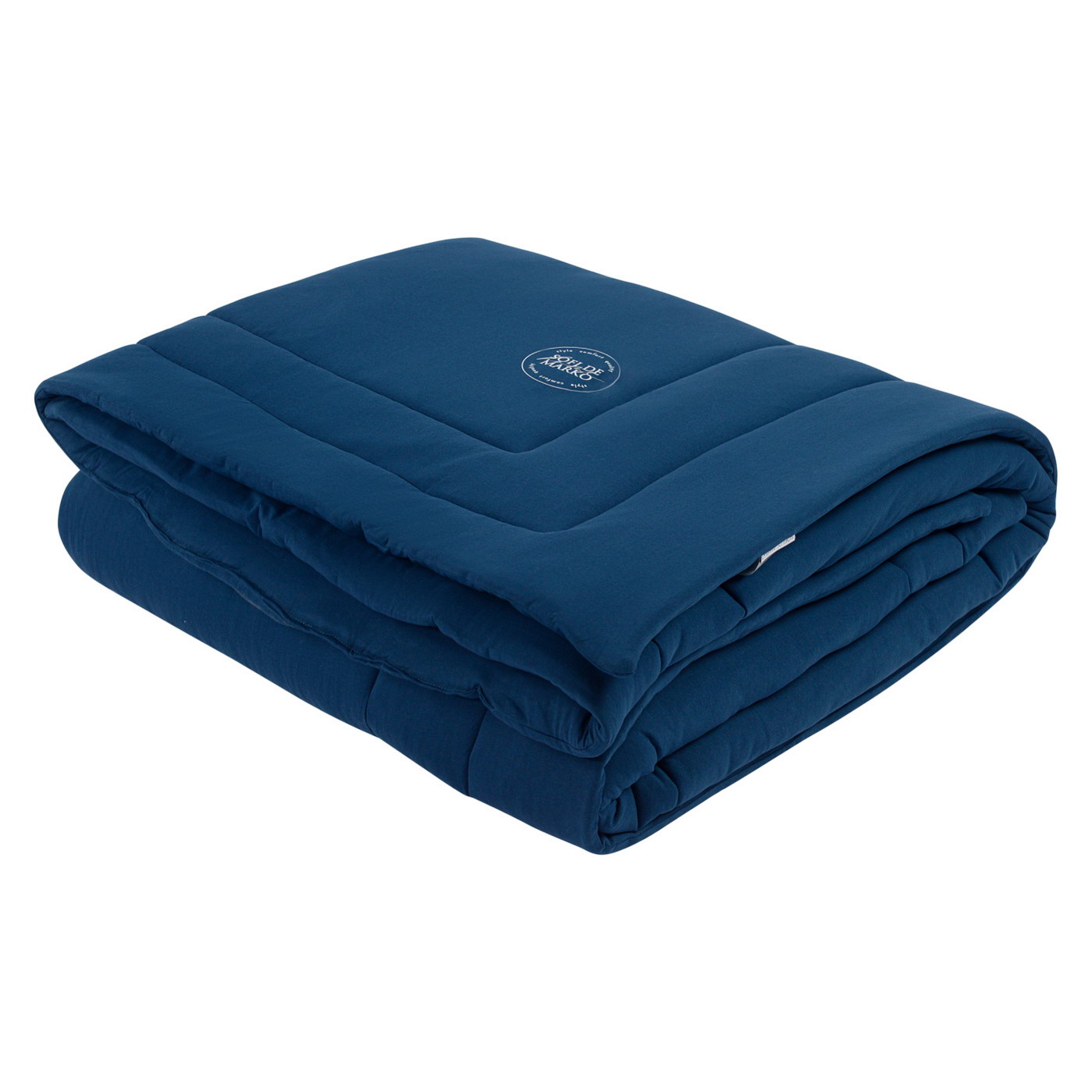 Трикотажное одеяло Роланд (синее)
